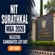 NIT Surathkal MBA Selected Candidates List Out; Check Details Now
